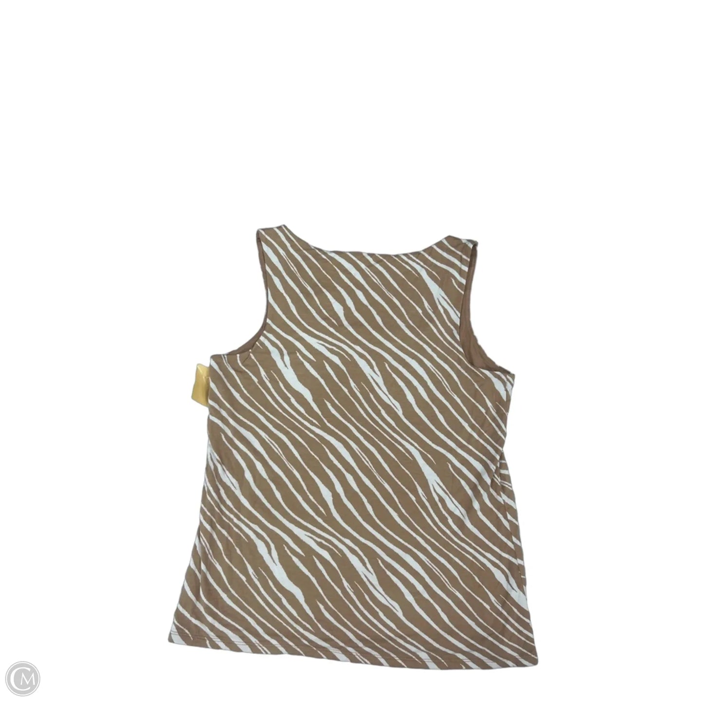 Tank Top By Maurices In Tan & White, Size: Xl