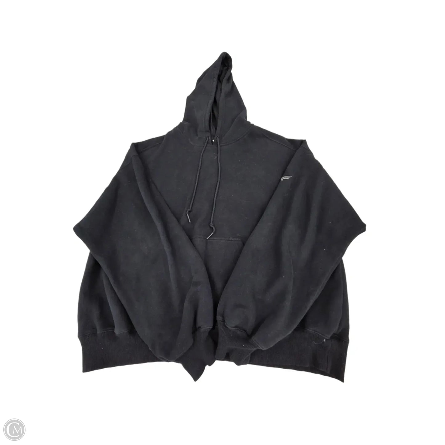 Athletic Sweatshirt Hoodie By Fabletics In Black, Size: 1x