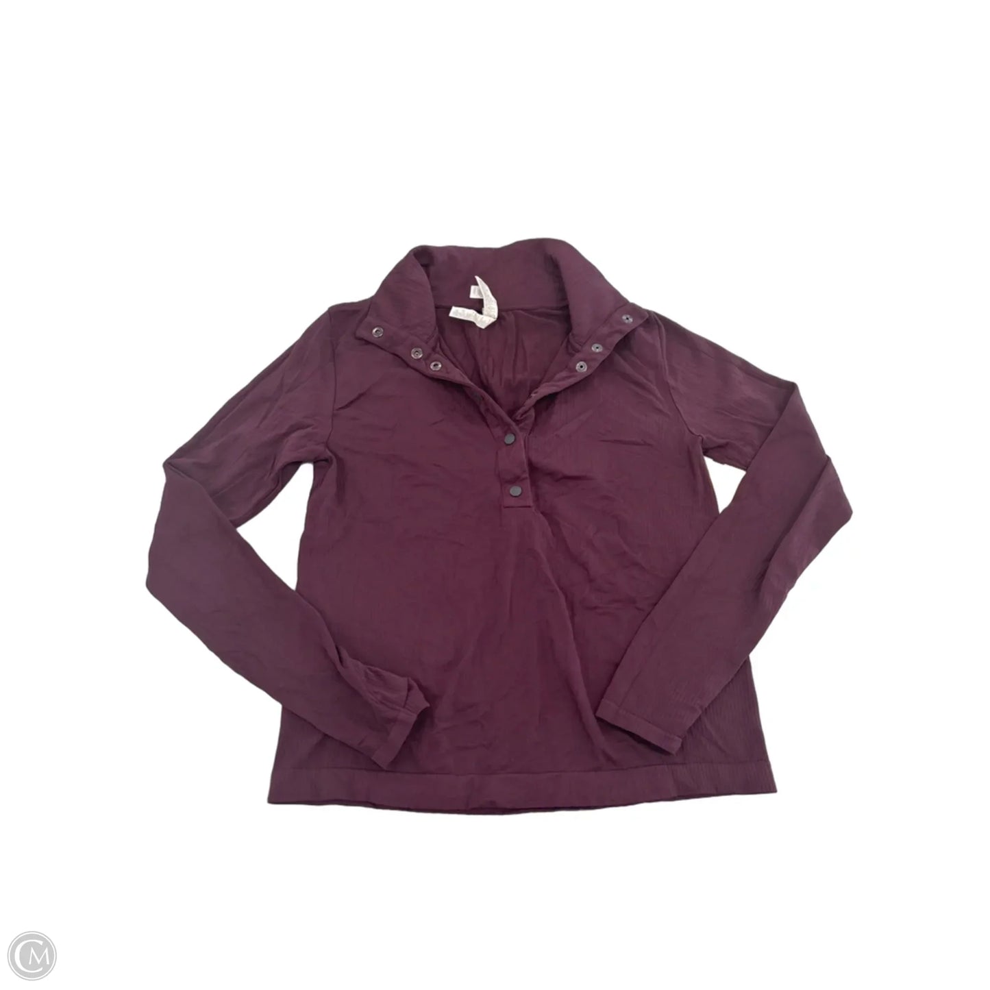 Top Long Sleeve By Athleta In Red, Size: M