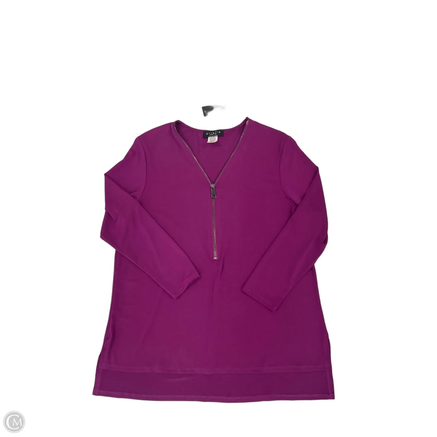 Top Long Sleeve By Ariella In Purple, Size: M