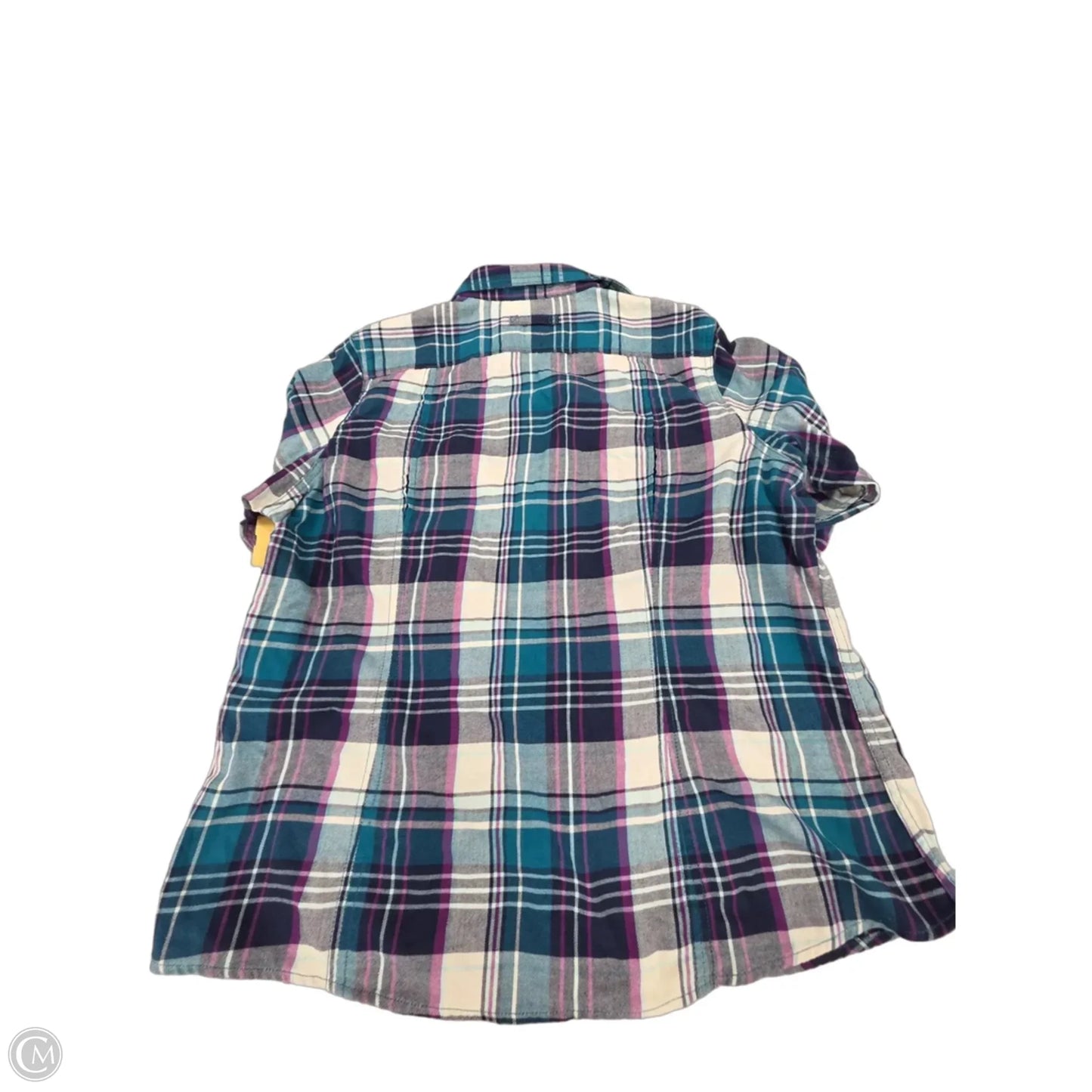 Top Long Sleeve By Duluth Trading In Plaid Pattern, Size: Xxl
