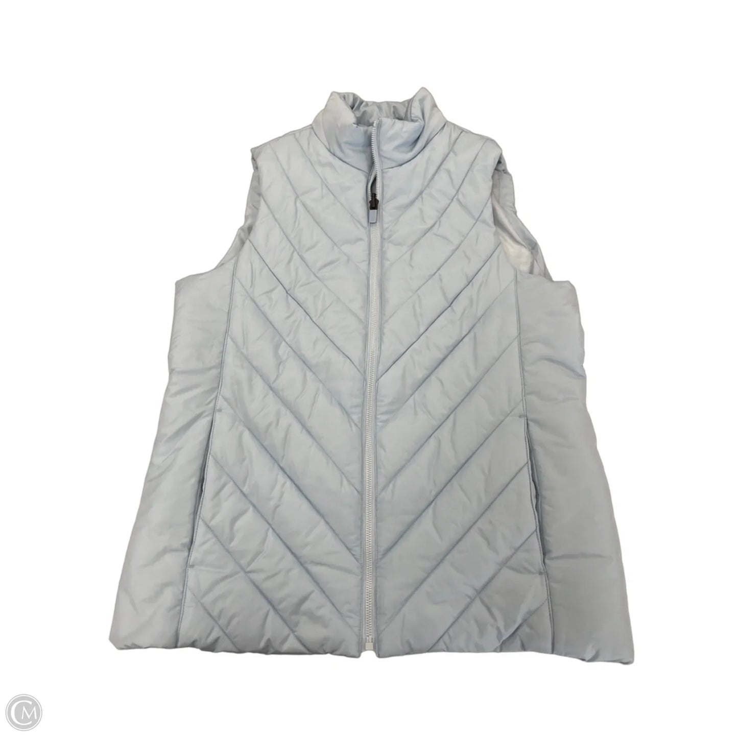 Vest Puffer & Quilted By Lands End In Blue, Size: S
