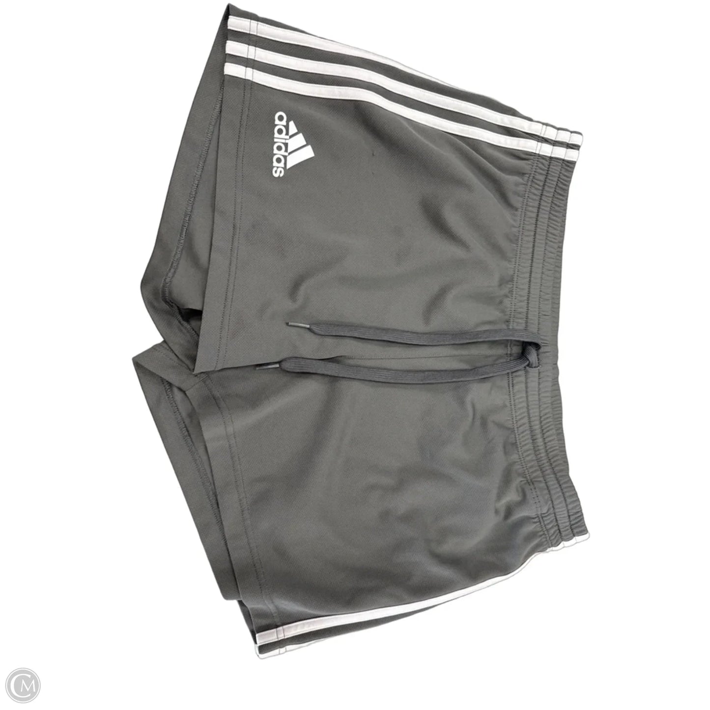 Athletic Shorts By Adidas In Grey, Size: M