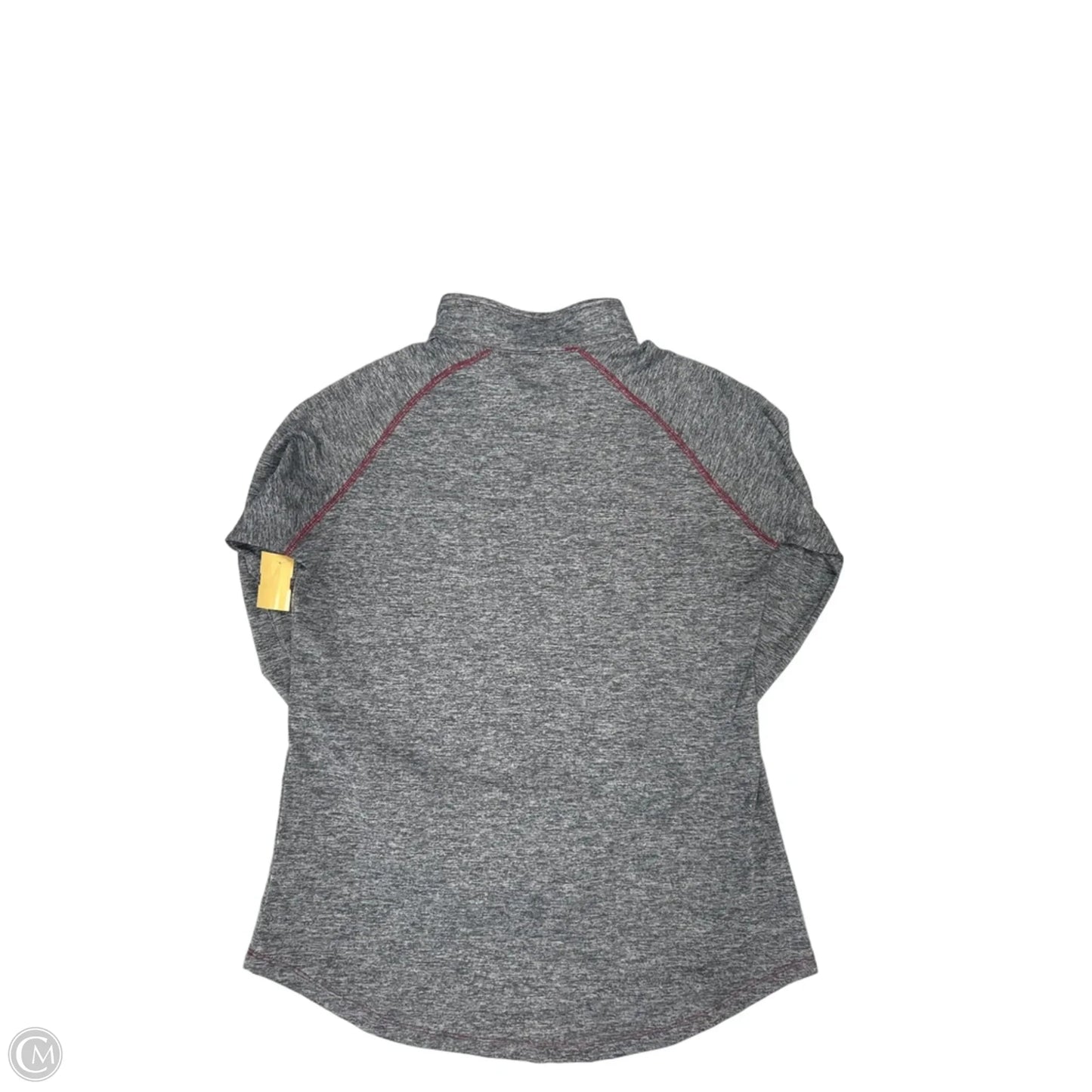 Athletic Top Long Sleeve Collar By Cmf In Grey, Size: Xl