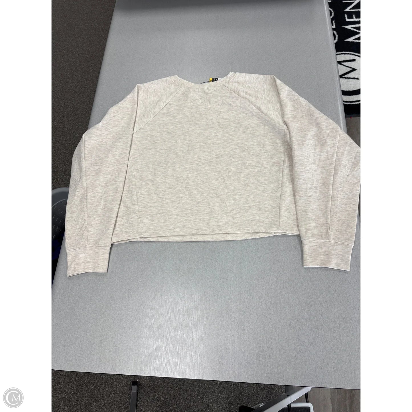 Top Long Sleeve By Express In Cream, Size: M