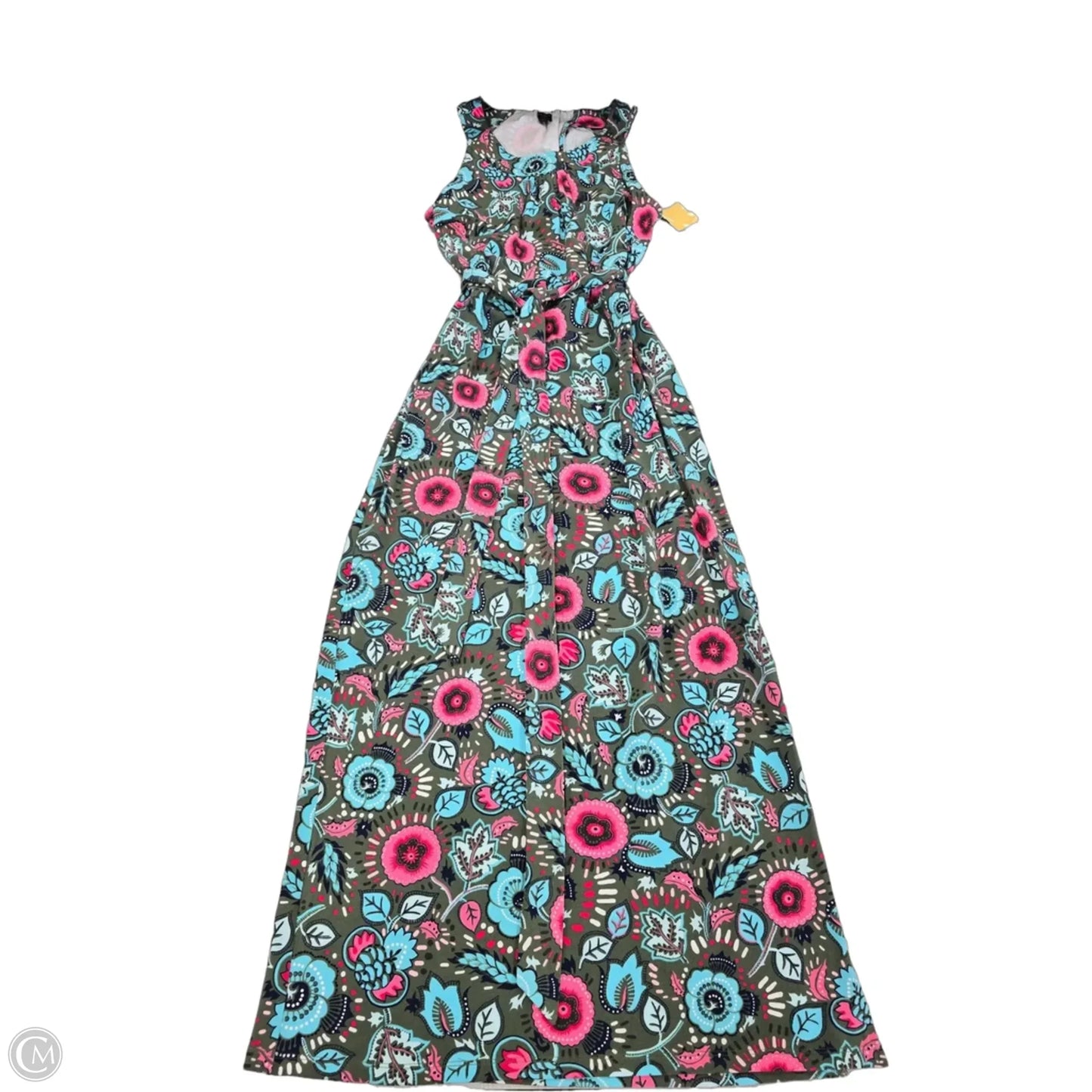 Dress Casual Midi By Talbots In Green, Size: Mp