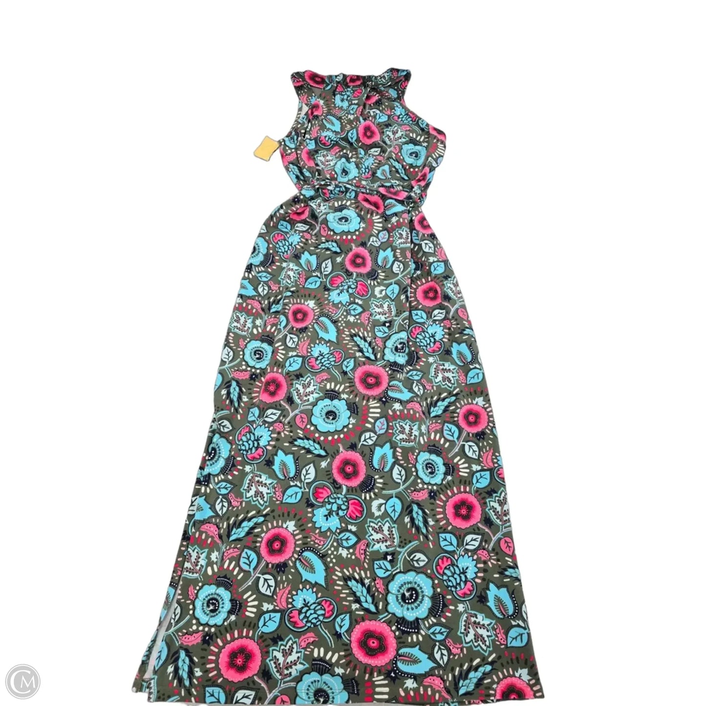 Dress Casual Midi By Talbots In Green, Size: Mp
