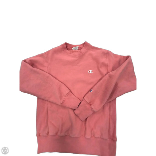 Sweatshirt Crewneck By Champion In Peach, Size: S