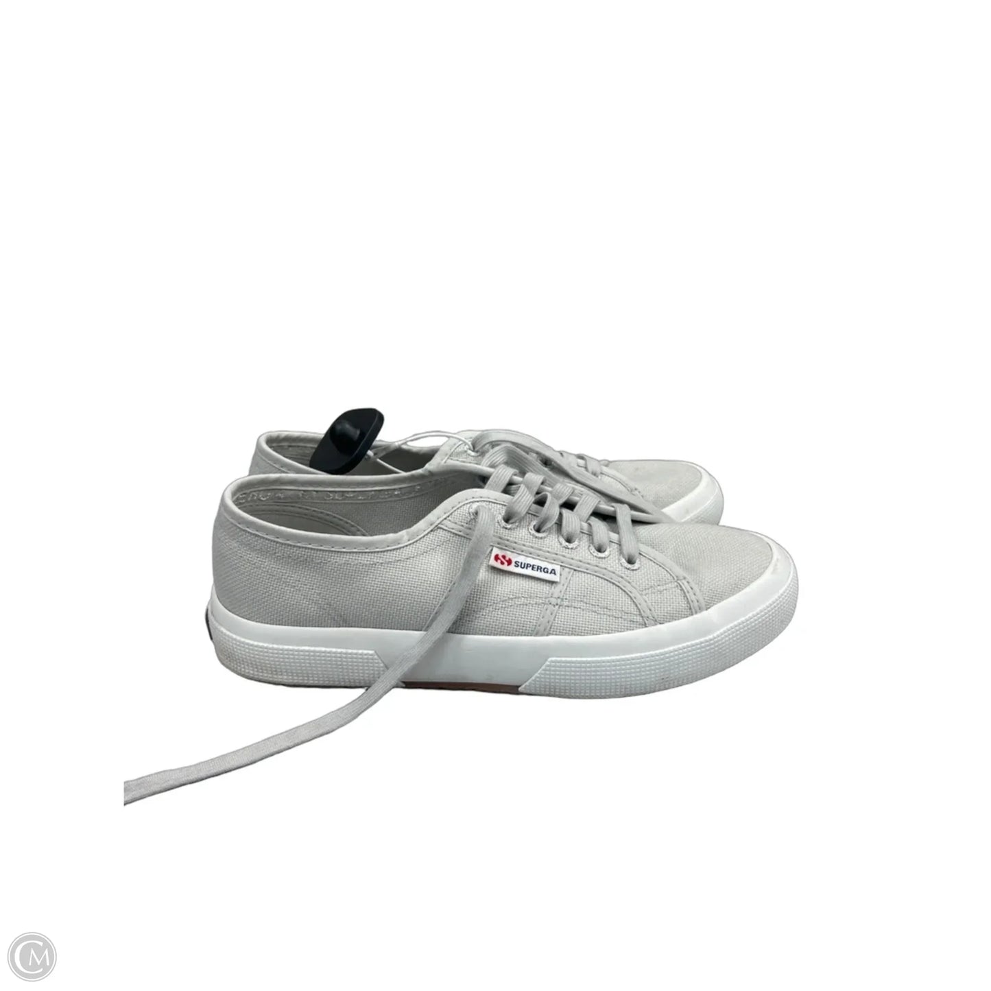 Shoes Athletic By Superga In Grey, Size: 9