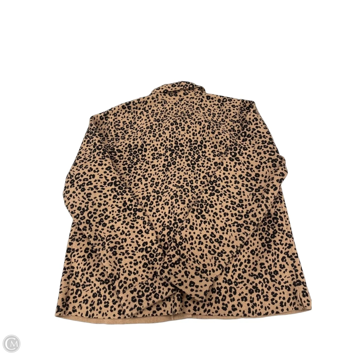 Top Long Sleeve By J. Jill In Animal Print, Size: M