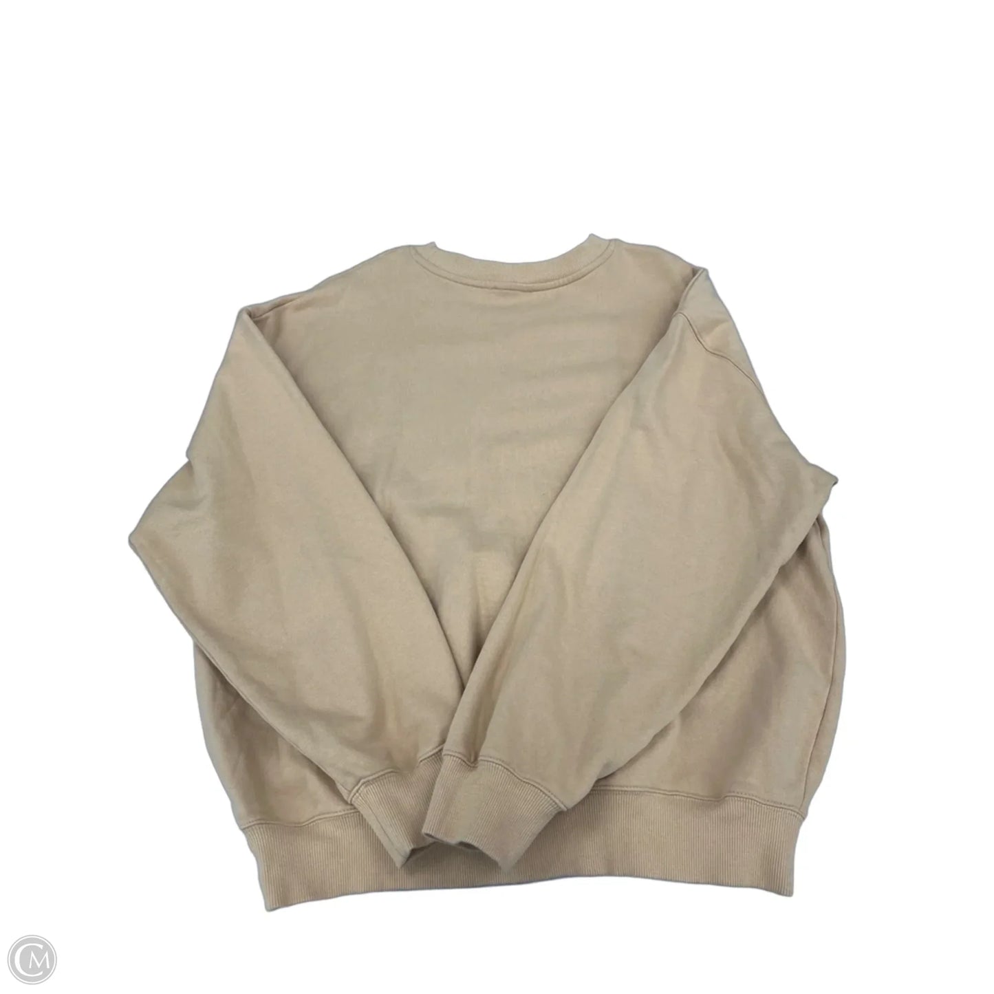 Sweatshirt Crewneck By Tres Bien In Tan, Size: L