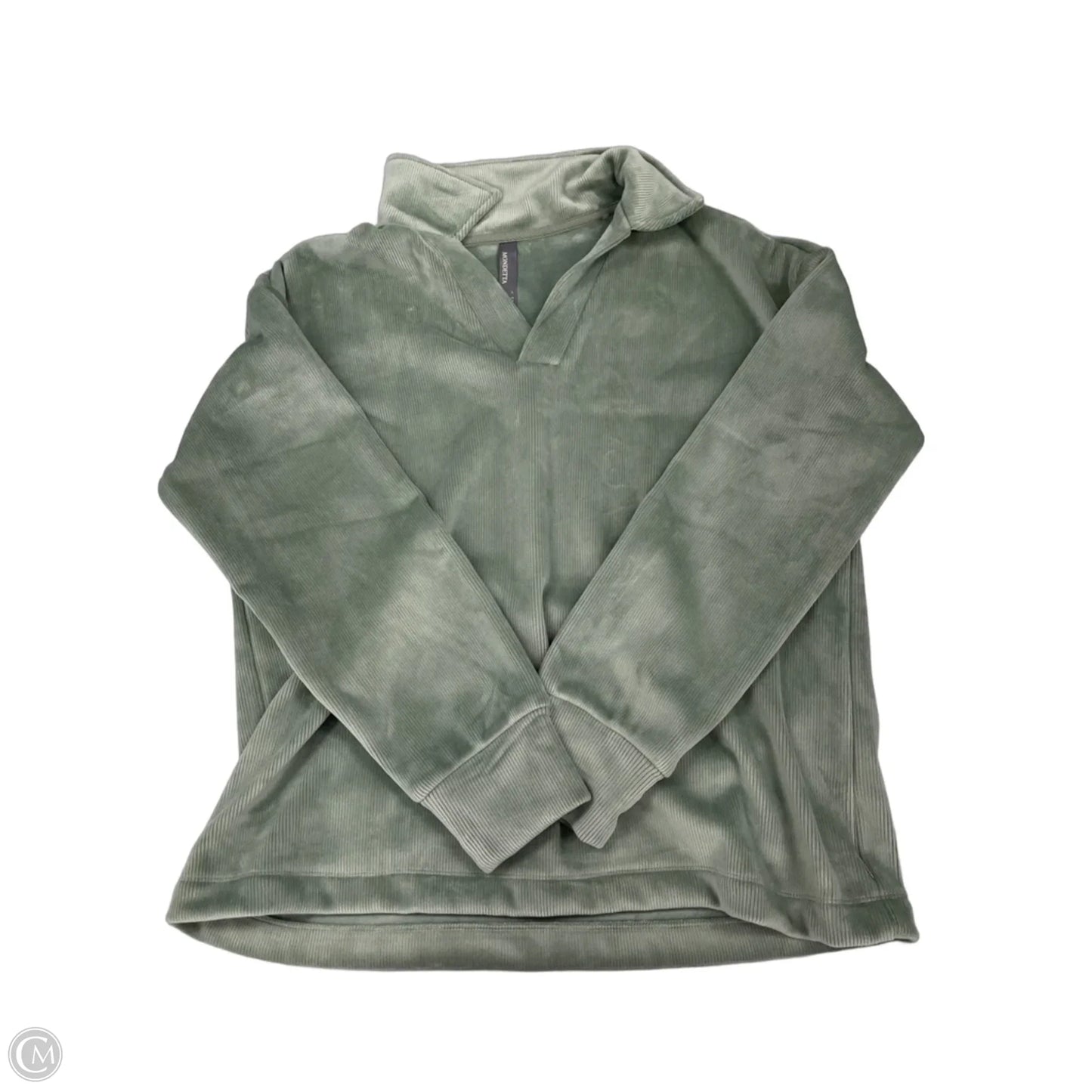 Top Long Sleeve By Mondetta In Green, Size: L