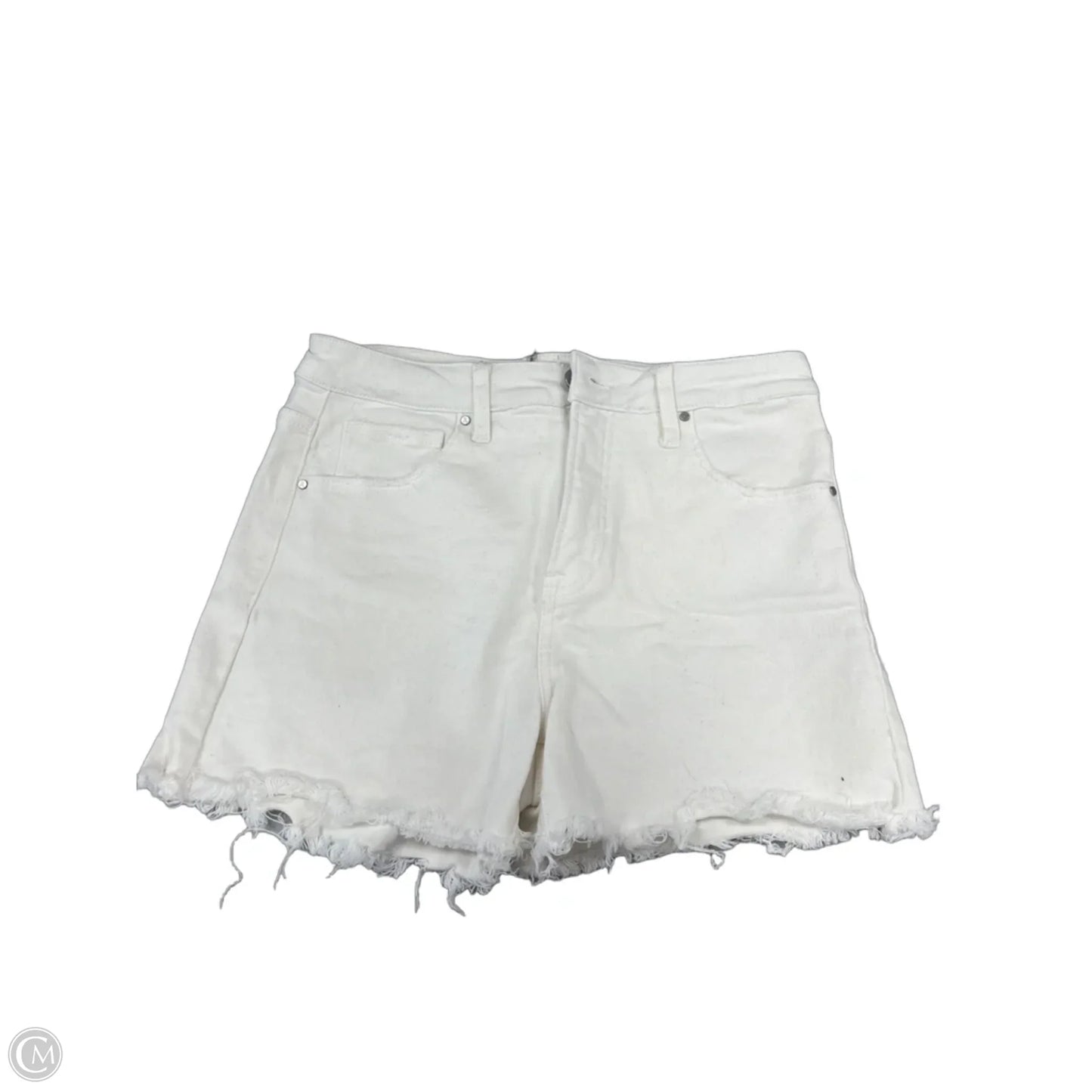 Shorts By Risen In White Denim, Size: L