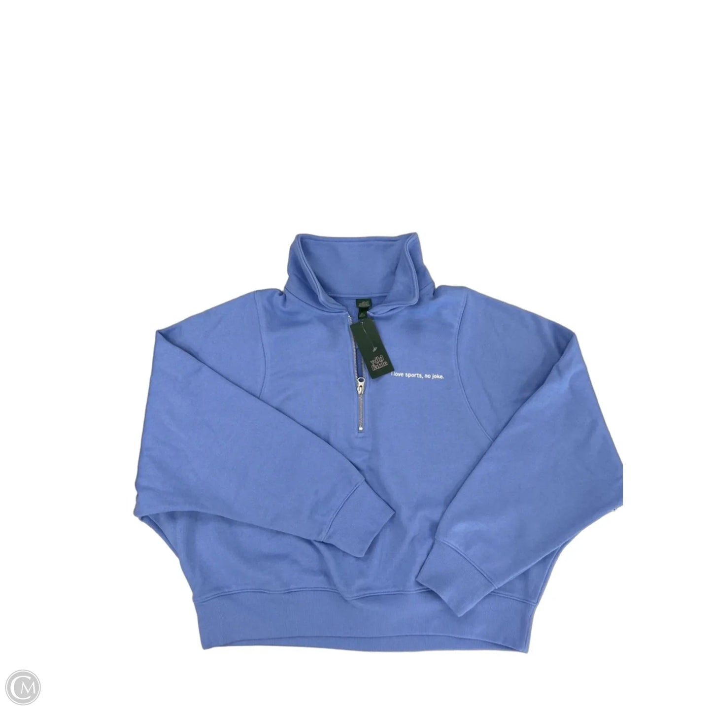 Sweatshirt Collar By Wild Fable In Blue, Size: Xl