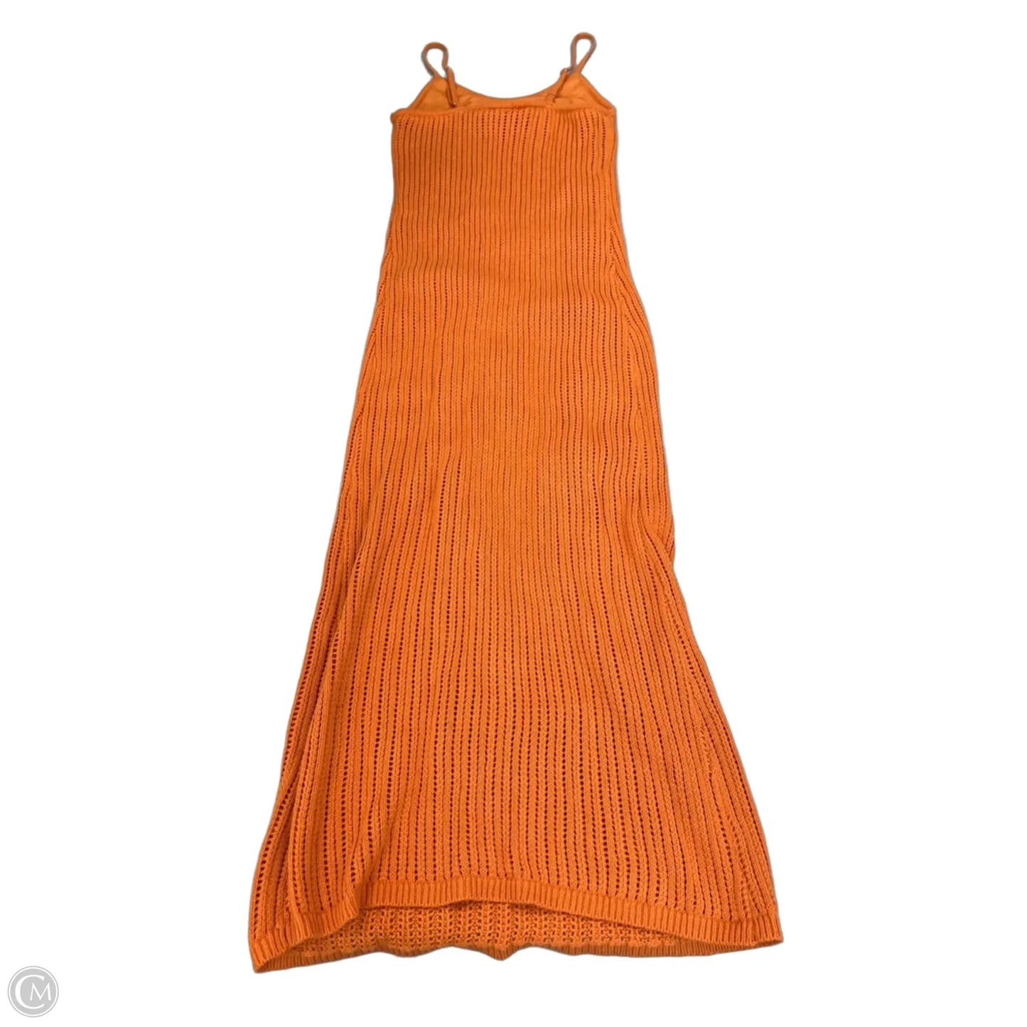 Dress Casual Midi By Freshman In Orange, Size: S