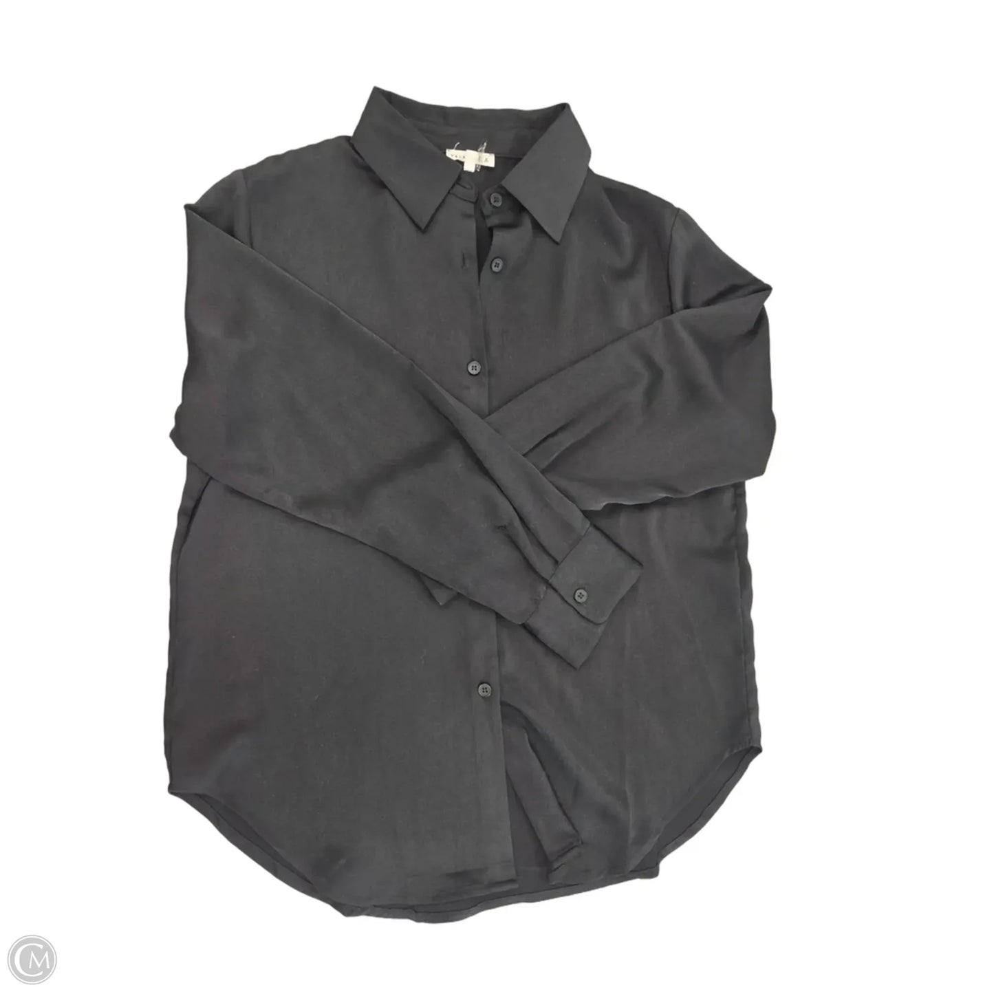 Top Long Sleeve By Mimosa In Black, Size: M