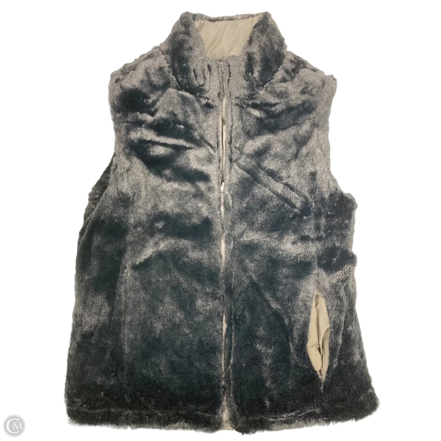 Vest Faux Fur & Sherpa By Cme In Black, Size: S