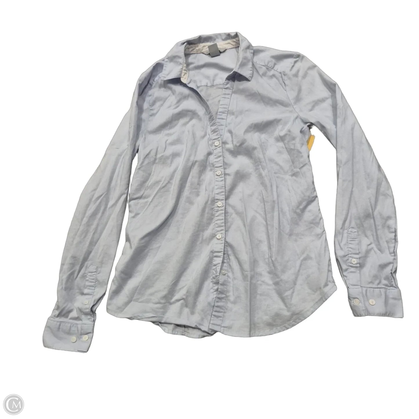 Top Long Sleeve By H&m In Blue, Size: M