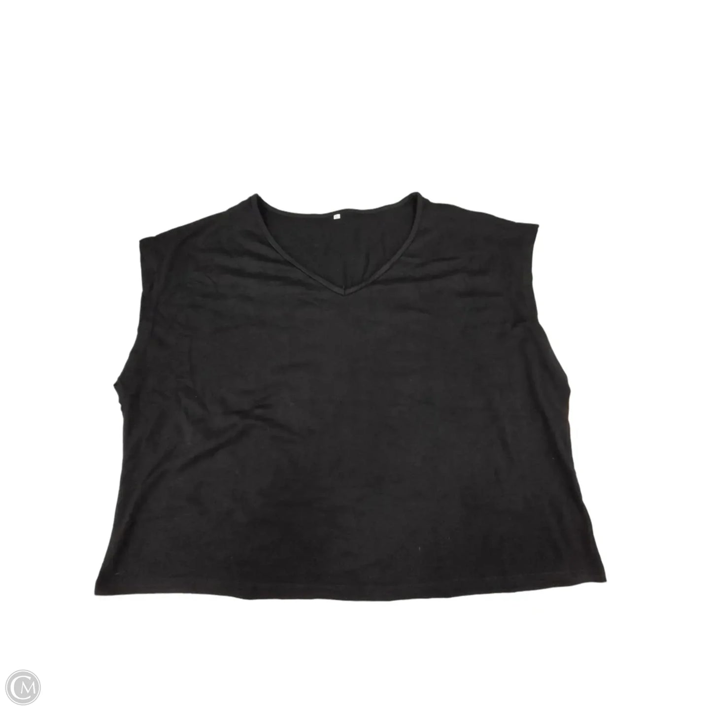 Top Sleeveless By Cmf In Black, Size: Xl