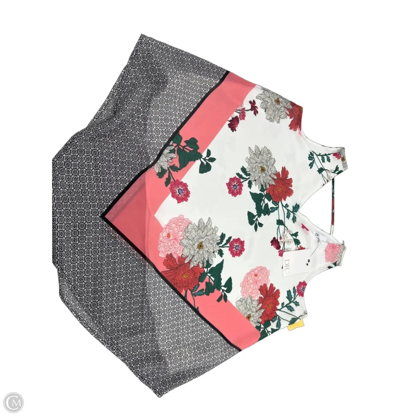 Top Sleeveless By Dr2 In Floral Print, Size: S