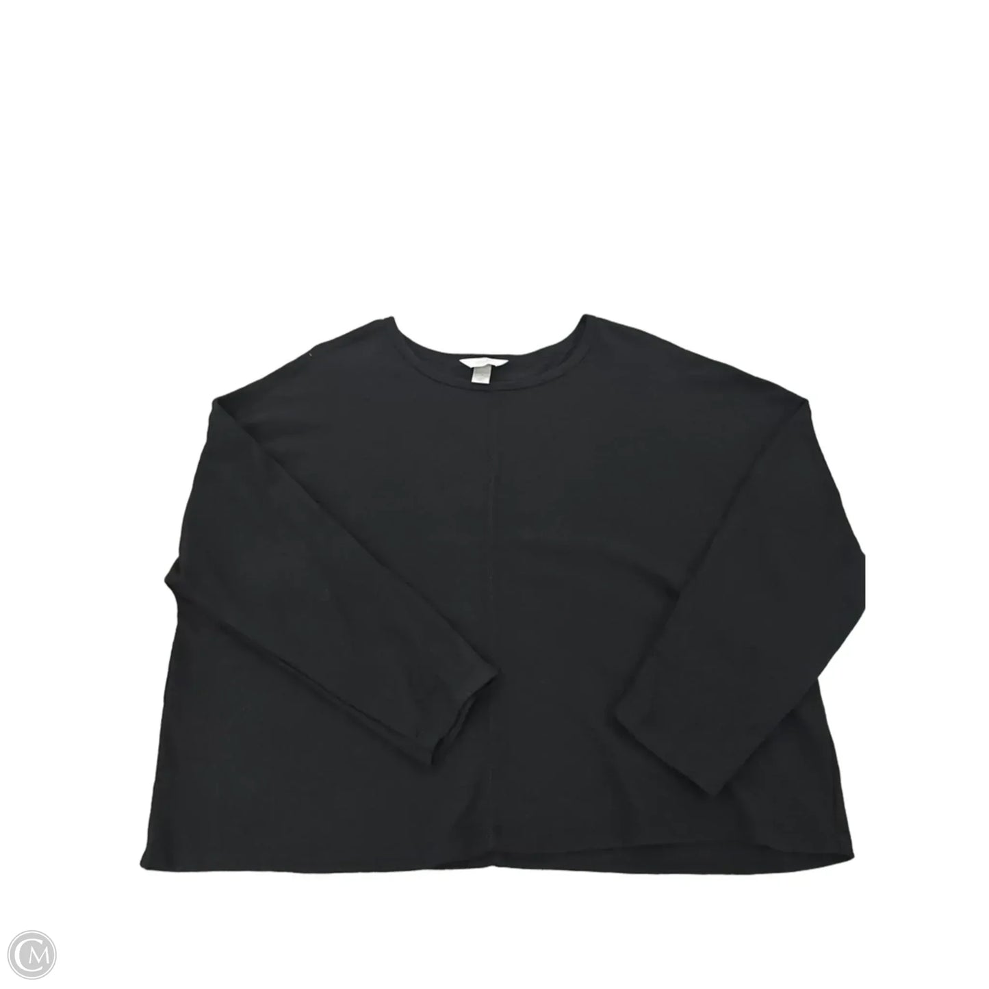 Top Long Sleeve By Cj Banks In Black, Size: 1x
