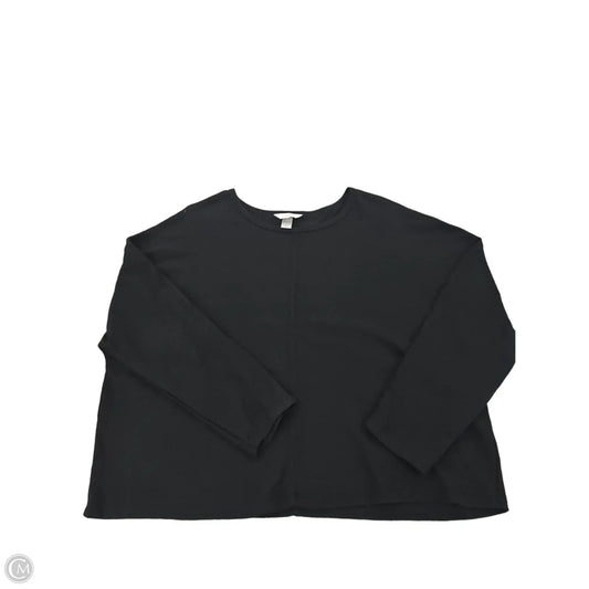 Top Long Sleeve By Cj Banks In Black, Size: 1x