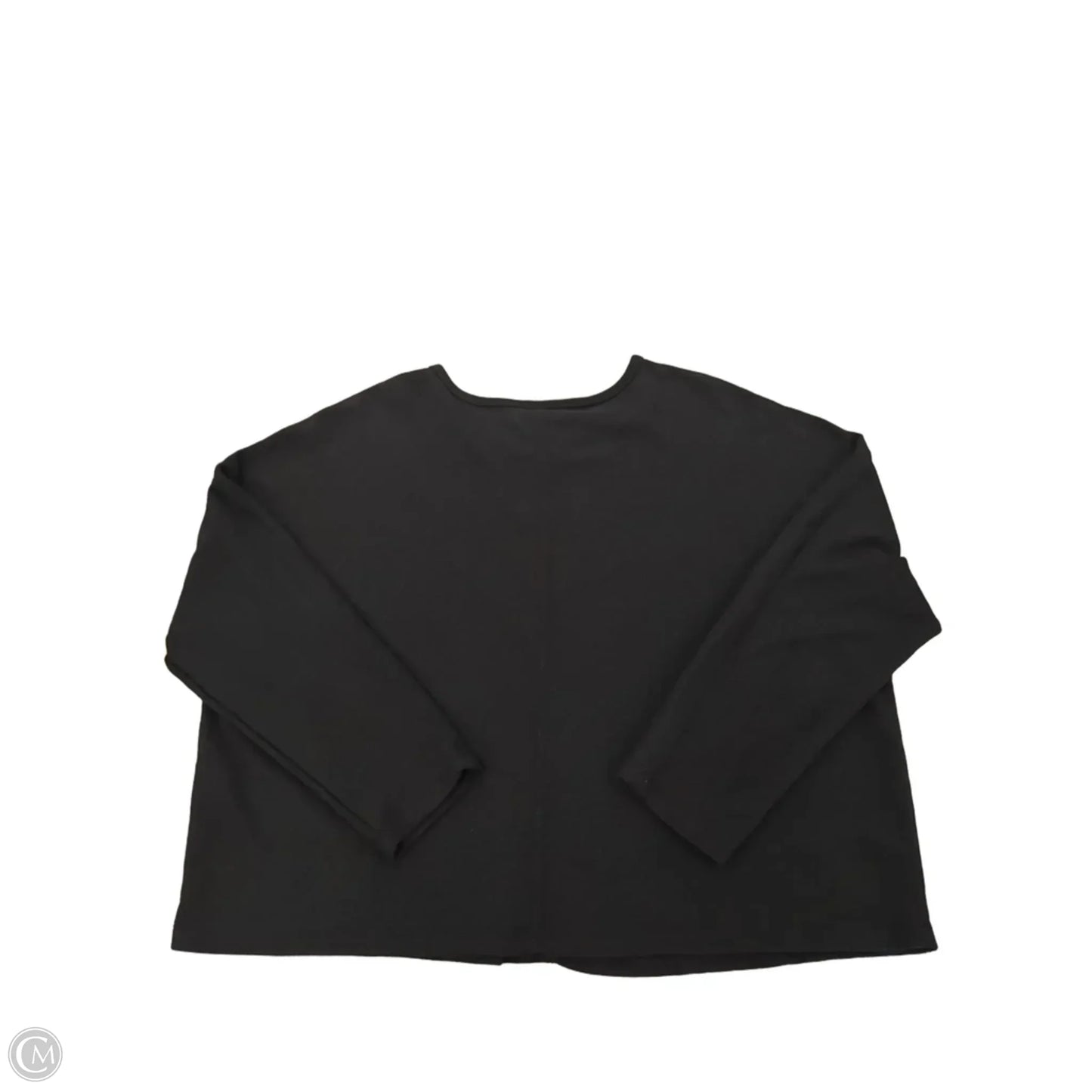 Top Long Sleeve By Cj Banks In Black, Size: 1x