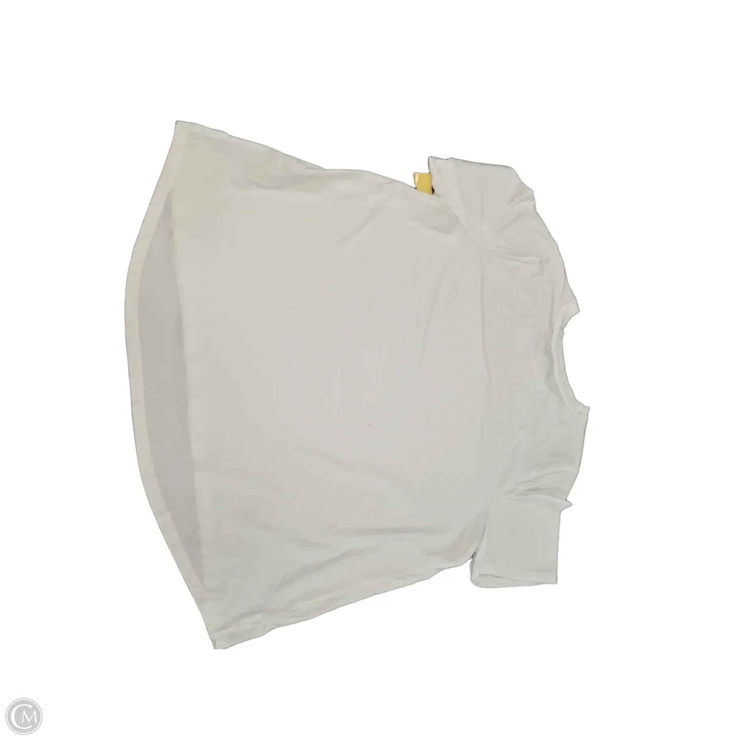 Top Short Sleeve By Ava & Viv In White, Size: 2x