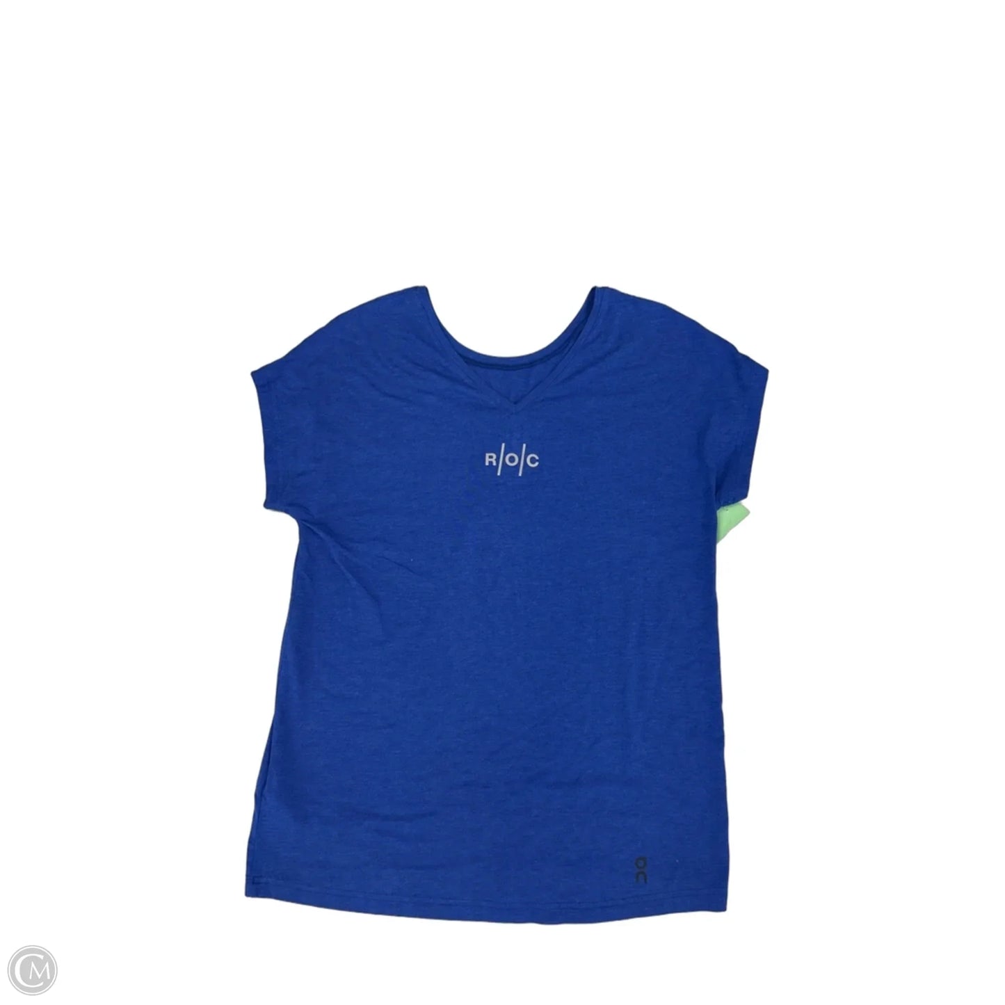 Athletic Top Short Sleeve By On Cloud In Blue, Size: S
