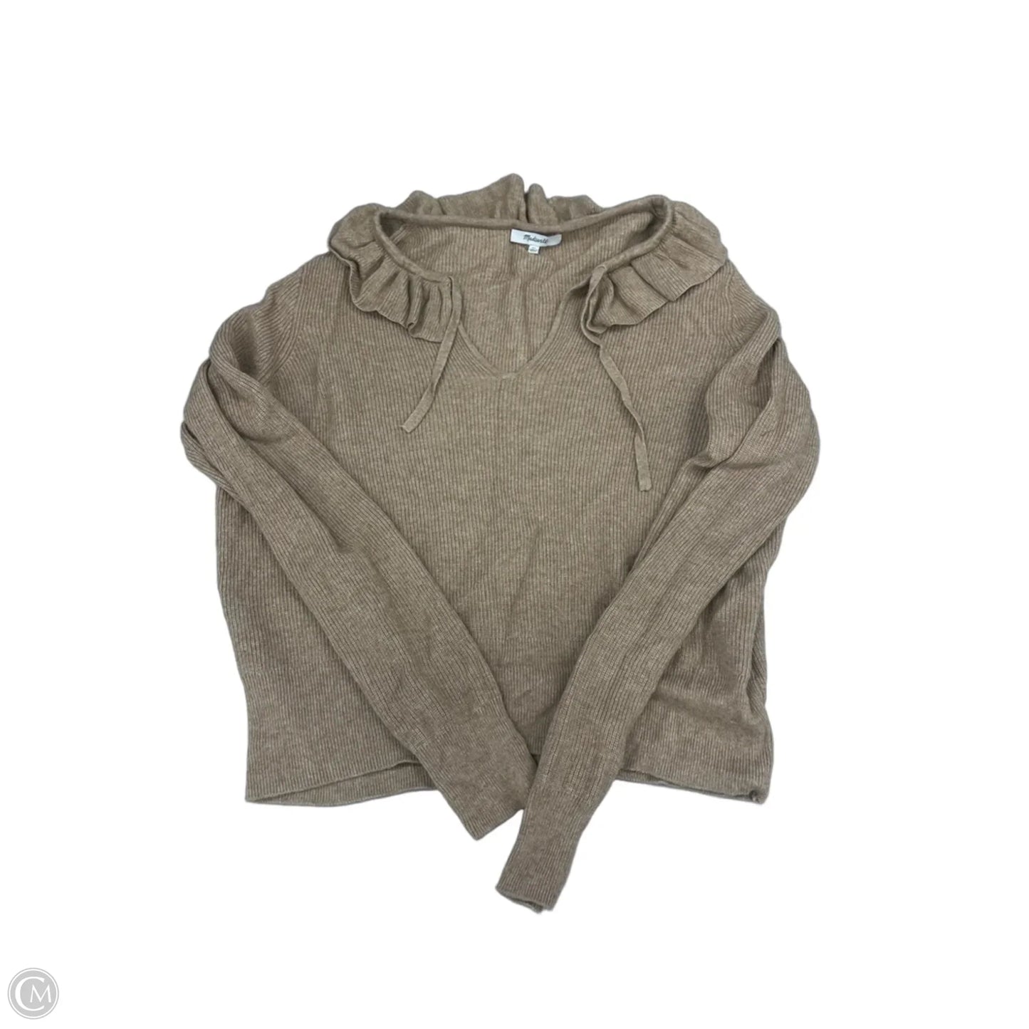 Top Long Sleeve By Madewell In Tan, Size: Xl