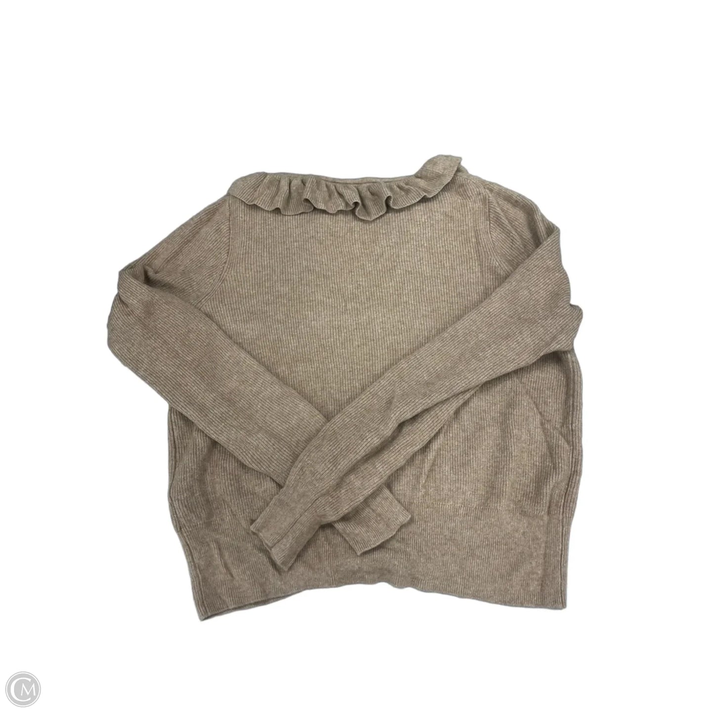 Top Long Sleeve By Madewell In Tan, Size: Xl