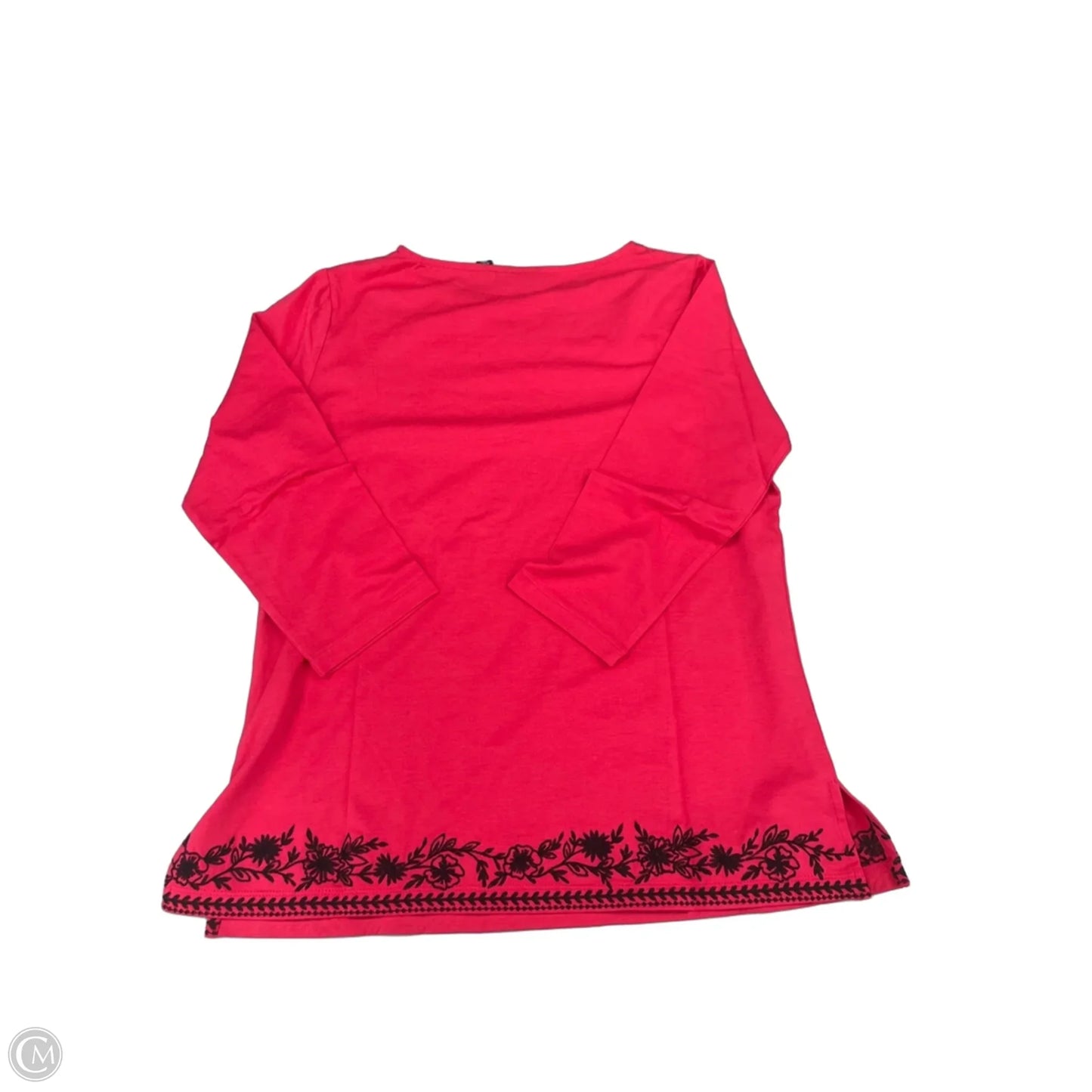 Top Long Sleeve By Susan Graver In Pink, Size: S