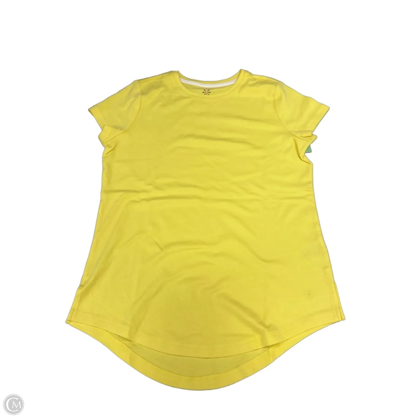 Top Short Sleeve By Isaac Mizrahi Live Qvc In Yellow, Size: M