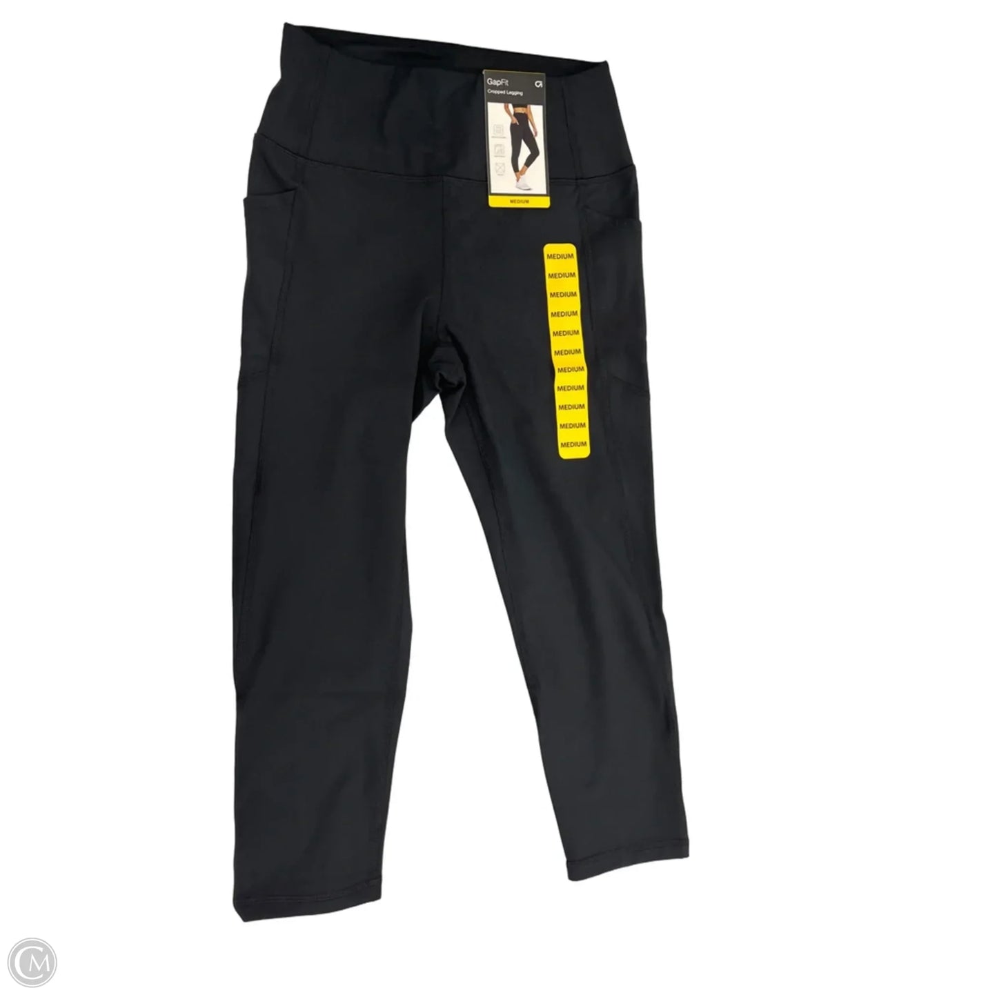 Athletic Leggings By Gapfit In Black, Size: M