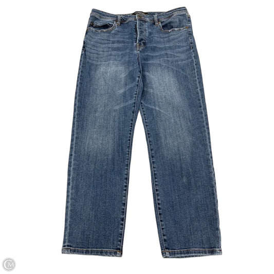 Jeans Boyfriend By Liverpool In Blue Denim, Size: 12