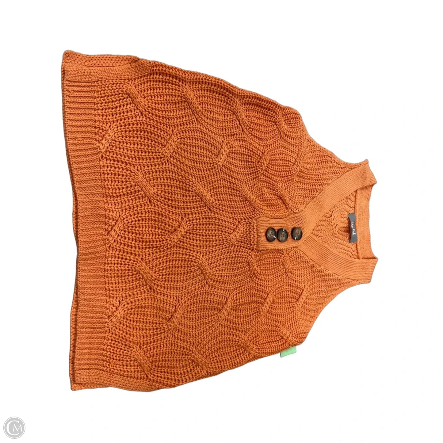 Top Sleeveless By Marled In Orange, Size: S