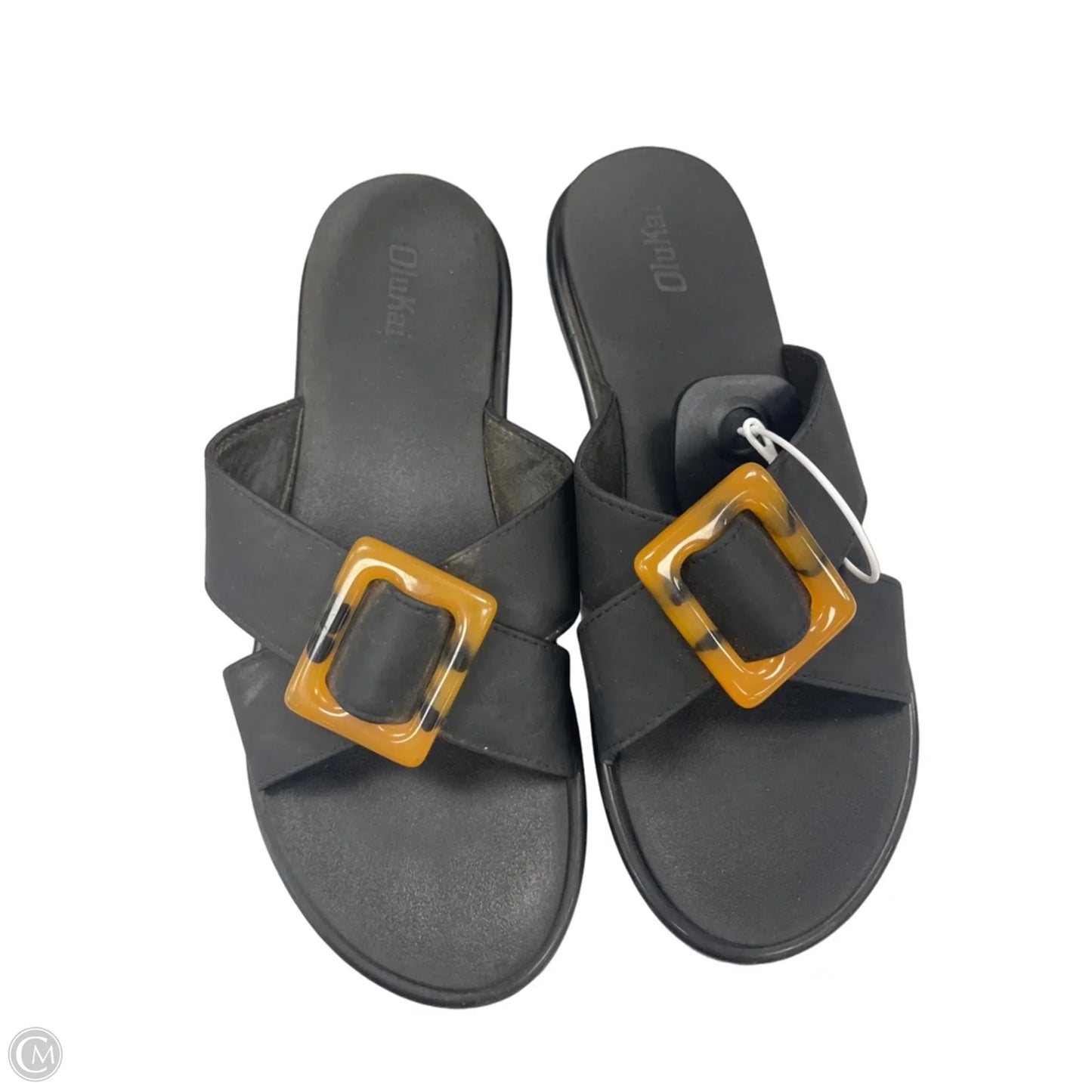 Sandals Flats By Olukai In Black, Size: 8