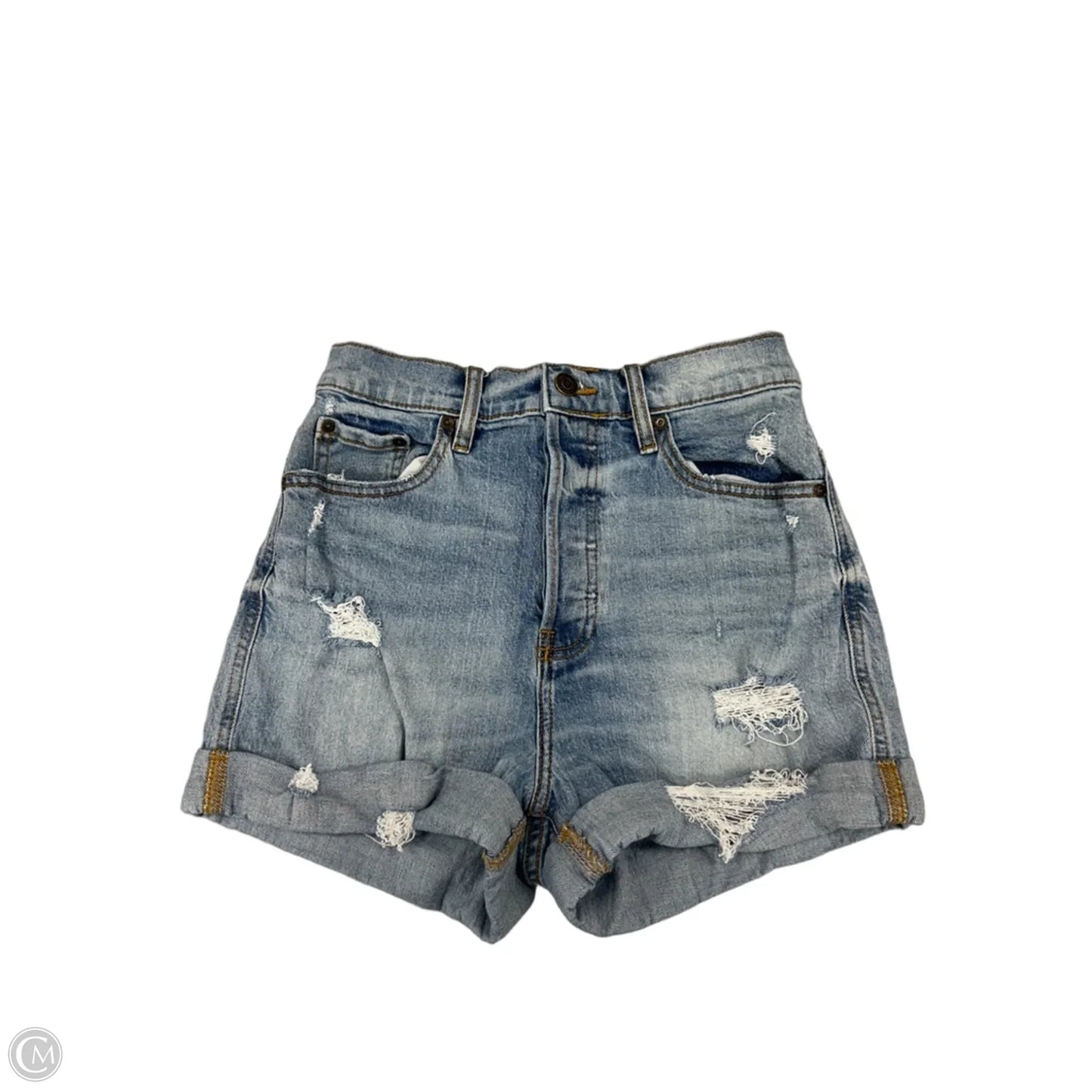 Shorts By Eunina In Blue Denim, Size: 4