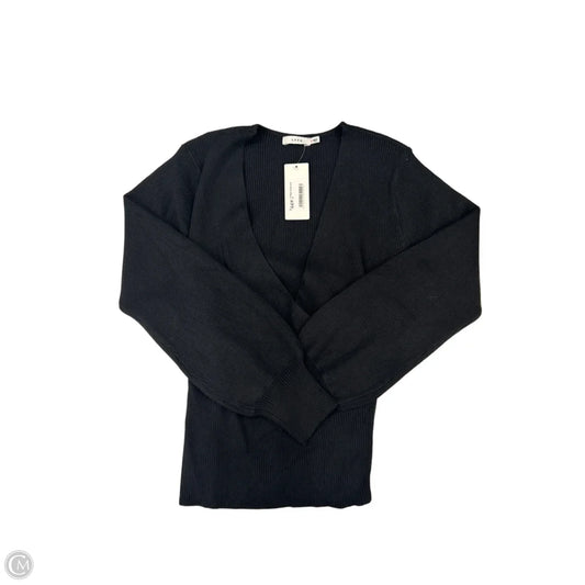 Top Long Sleeve By Lush In Black, Size: M
