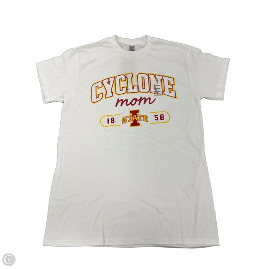 Top Short Sleeve By Gildan In White, Size: M