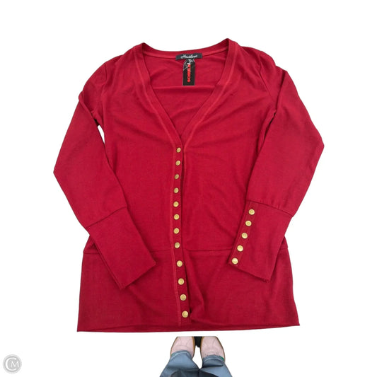 Top Long Sleeve By Hawthorn In Red, Size: M