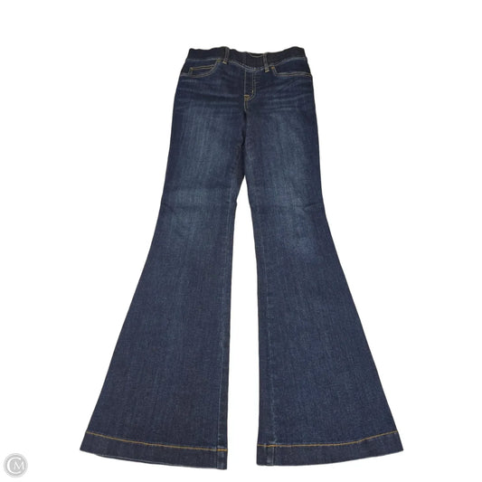 Jeans Flared By Spanx In Blue Denim, Size: 4