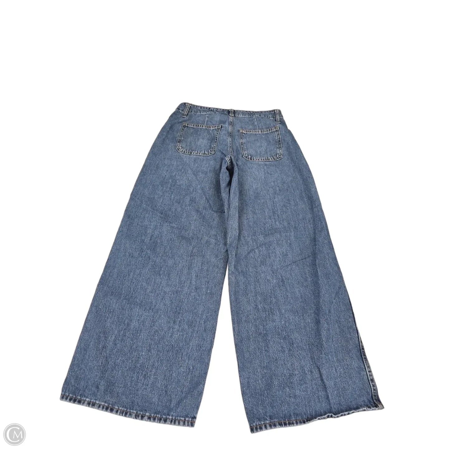 Jeans Wide Leg By Old Navy In Blue Denim, Size: 4