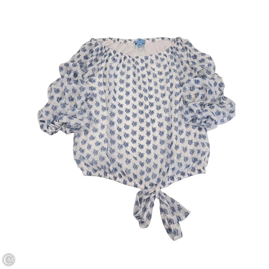 Top 3/4 Sleeve By Cece In Paisley Print, Size: Xl