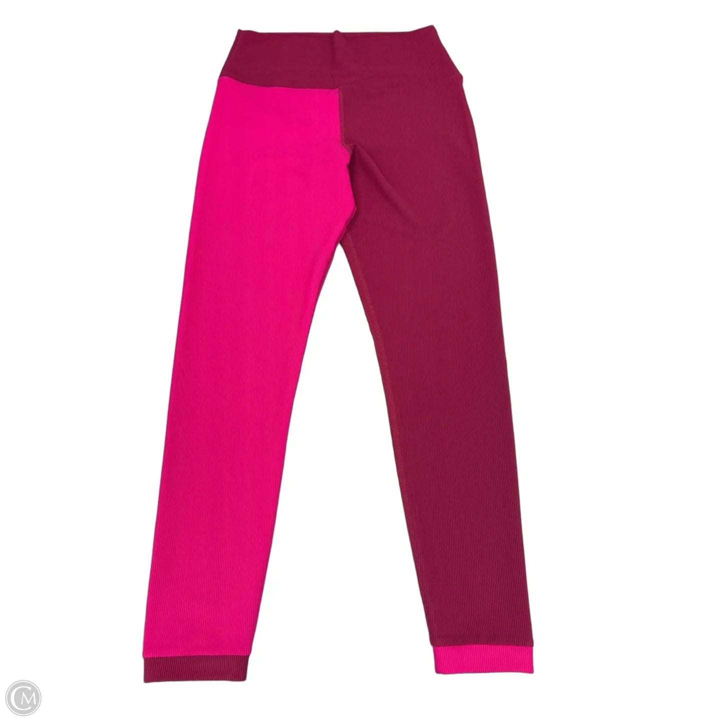 Athletic Leggings By Beach Riot In Pink, Size: L