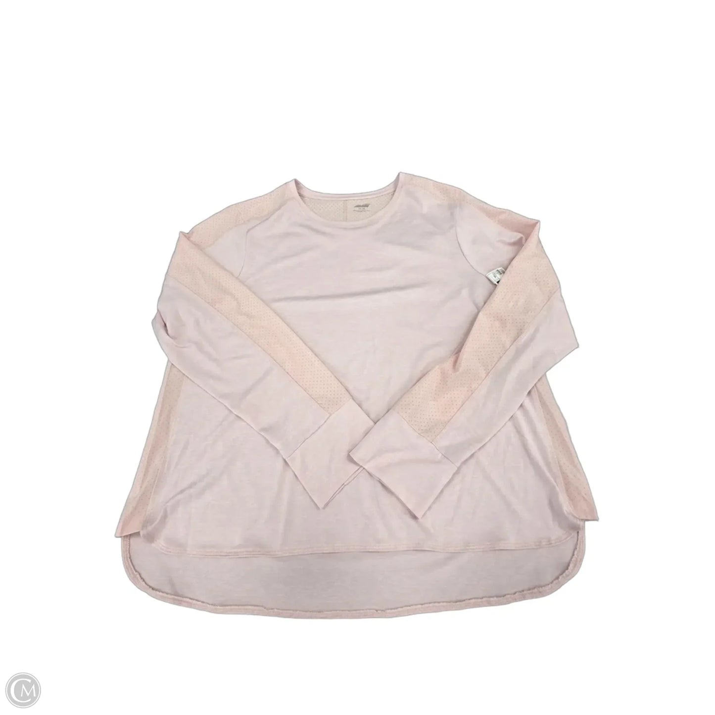 Athletic Top Long Sleeve Crewneck By Avia In Pink, Size: Xxl