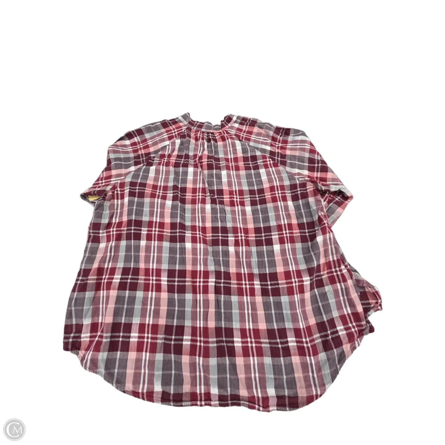 Top Long Sleeve By Lane Bryant In Plaid Pattern, Size: 2x