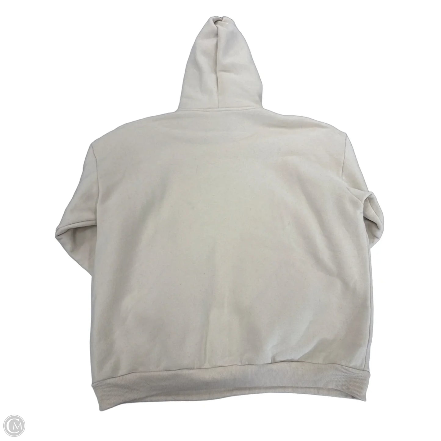 Sweatshirt Hoodie By Cmc In Cream, Size: 1x