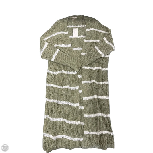 Cardigan By Reborn J In Green & White, Size: 3x