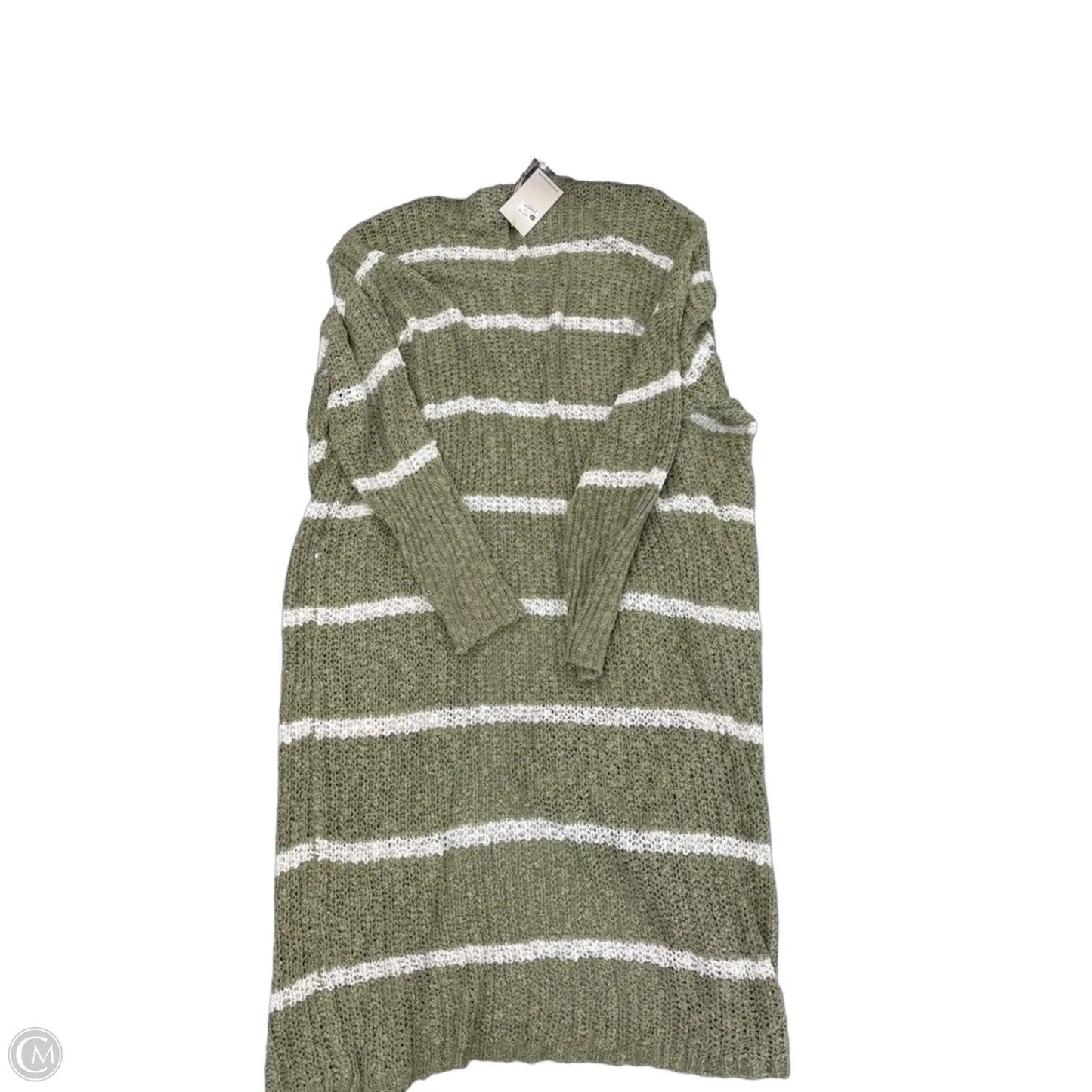 Cardigan By Reborn J In Green & White, Size: 3x